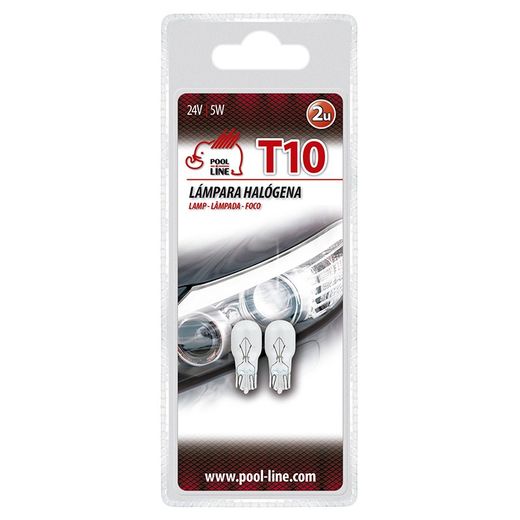 ***Ref.ant-462.T10.524BL - BLISTER 2 WEDGE/CONTROL SIN CASQUILLO T10 24V 5W