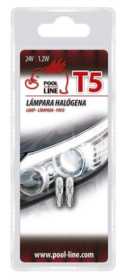 ***Ref.ant-462.T5.1,224BL - BLISTER 2 WEDGE/CONTROL SIN CASQUILLO T5 24V 1.2W