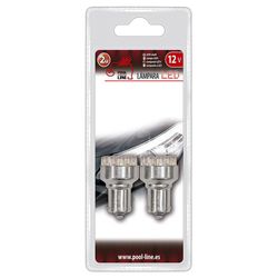 ***Ref.ant-463.L3019R - BLISTER 2 UNID. Ba15s 12V 19LEDS ROJA