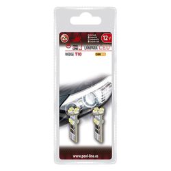 Ref.ant-463.LC108 - BLISTER 2 UNID. WEDGE LED CAN-BUS 8SMD 12V T10