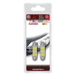 ***Ref.ant-463.LC419 - BLISTER 2 UNID. PLAFONIER LED CAN-BUS 9SMD 12V 41MM