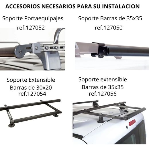 RULO CARGOTECK BARRAS 35X35 / 30X20 MED. 90CM