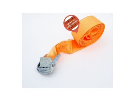 SET CORREAS + HEBILLA RETENCION LONG. 2,5m. NORMATIVA EN 12195-2:2000 ( 8 )