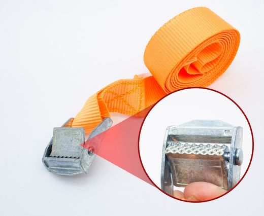 SET CORREAS + HEBILLA RETENCION LONG. 2,5m. NORMATIVA EN 12195-2:2000 ( 8 )