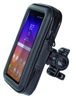 SOPORTE MOVIL PARA MOTO/BICI CON FUNDA IMPERMEABLE UNIVERSAL TALLA XXL MED. MAX.17 X 9,2