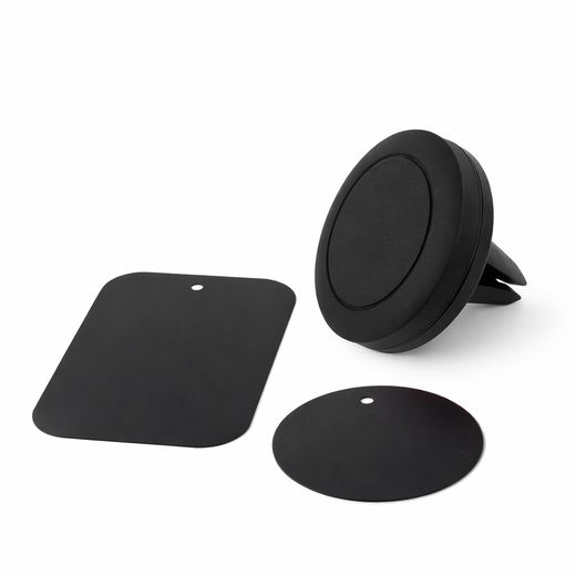 SOPORTE TELEFONO  POR IMAN Y COLOCACIÓN EN REJILLA AIRE