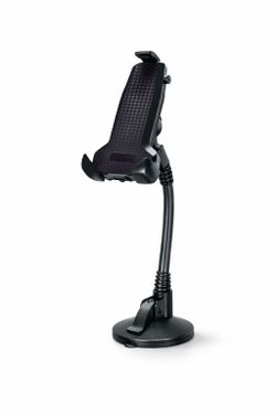 SOPORTE TELEFONO POR PINZA CON BRAZO ARTICULADO-COLOCACIÓN EN PARABRISAS