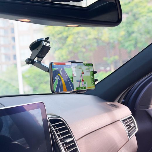 SOPORTE TELEFONO POR PINZA CON BRAZO ARTICULADO COLOCACIÓN EN PARABRISAS