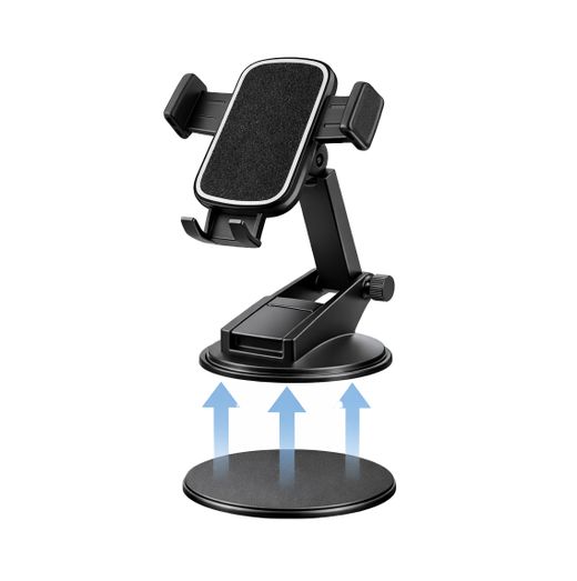 SOPORTE TELEFONO POR PINZA CON BRAZO ARTICULADO COLOCACIÓN EN PARABRISAS