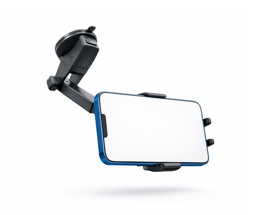 SOPORTE TELEFONO POR PINZA CON BRAZO ARTICULADO COLOCACIÓN EN PARABRISAS