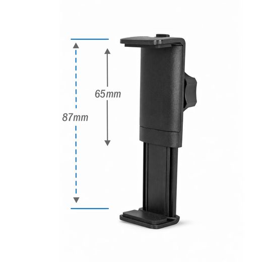 SOPORTE TELEFONO POR PINZA CON BRAZO ARTICULADO COLOCACIÓN EN PARABRISAS