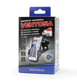 SOPORTE TELEFONO POR PINZA CON BRAZO ARTICULADO COLOCACIÓN EN PARABRISAS