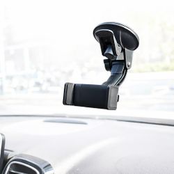 SOPORTE TELEFONO POR PINZA CON BRAZO ARTICULADO COLOCACIÓN EN PARABRISAS