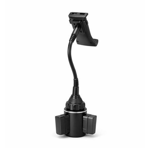 SOP. POSAVASOS/CENICERO PARA MOVIL CON FUERTE FIJACION Y CON BRAZO ARTICULADO DE 20cm