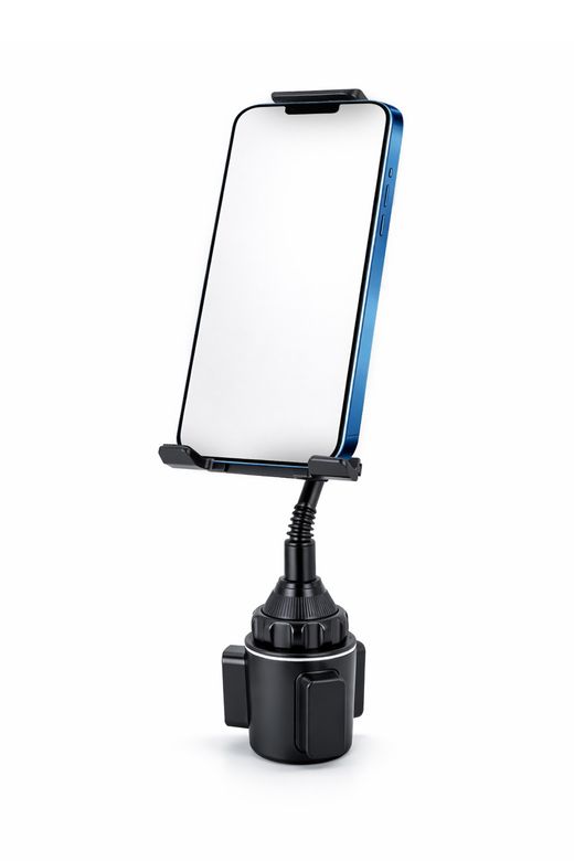 SOP. POSAVASOS/CENICERO PARA MOVIL CON FUERTE FIJACION Y CON BRAZO ARTICULADO DE 20cm