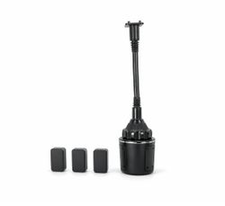SOP. POSAVASOS/CENICERO PARA MOVIL CON FUERTE FIJACION Y CON BRAZO ARTICULADO DE 20cm