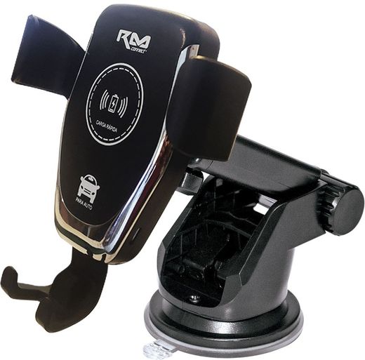 SOPORTE TELEFONO RM CONNECT CON CARGA WIRE-LESS, ADAPTABLE PARA SALPICADERO, PARABRISAS ( 3 )