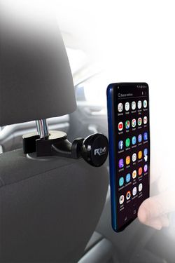 *SOPORTE TELEFONO RM CONNECT POR IMAN Y COLOCACIÓN EN CABEZALES ASIENTOS ( 6 )