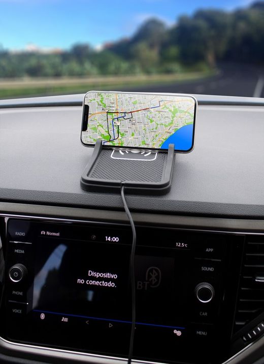 ***SOPORTE TELEFONO SILICONA RM CONNECT CON CARGA "FAST WIRE-LESS" ( 4 )