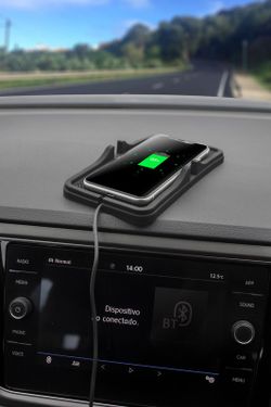 ***SOPORTE TELEFONO SILICONA RM CONNECT CON CARGA "FAST WIRE-LESS" ( 4 )