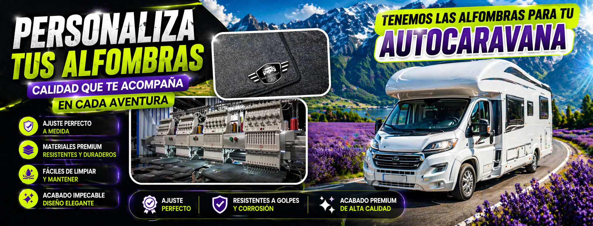 Alfombras personalizadas de autocaravana